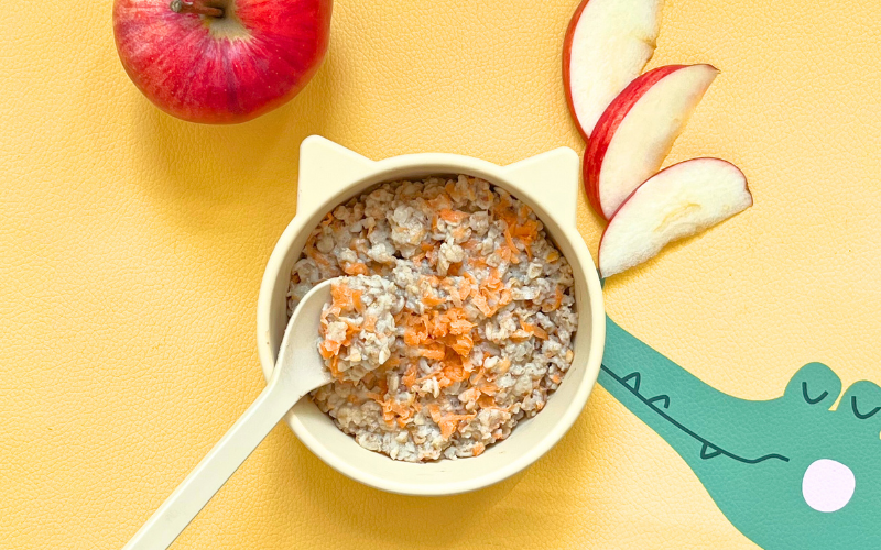 Porridge pomme carottes cannelle