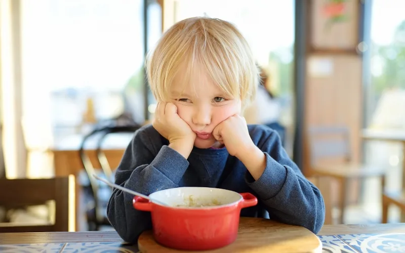 enfant végétarien ne veut pas manger