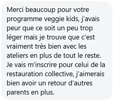 avis veggie kids Sandra