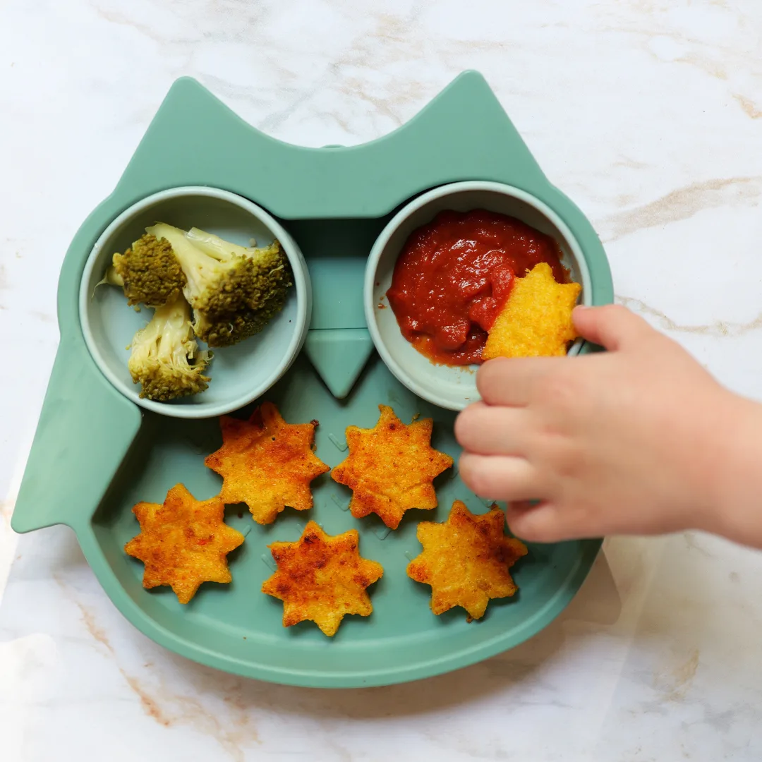 étoiles de polenta-petitmaisveggie étoiles de polenta cajou pour enfants