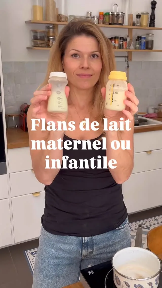 Petite rediff bien utile si bébé ne veut pas prendre le biberon !Ces petits flans véganes peuvent être adaptés selon les goûts de bébé et on peut y mettre des ingrédients intéressants du point du vue nutrition, c’est toujours bien pendant la diversification 😉.Pour la recette il suffit de respecter les doses : 1g d’agar-agar (soit environ 1/3 de cuillère à café) pour 250ml de liquide puis on fait bouillir pendant 30 sec à 1 minute, on ajoute éventuellement les autres ingrédients puis au frigo pendant minimum 1h.Pas facile de bien compter l’agar-agar mais si ça dépasse ce sera plus / trop ferme et inversement s’il n’y en a pas assez !******Moi c’est Emilie, maman de 2 enfants végé, formée en nutrition végétale, et avec Astrid, @astrid_nutrition_militante diététicienne, on a créé des programmes d’accompagnement complets pour les parents végétariens, véganes et flexitariens, de la diversification jusqu’à 12 ans pour connaître les repères nutritionnels essentiels, savoir équilibrer facilement les repas, avoir des idées recettes et tout savoir pour élever des petits végétariens ou véganes de manière simple et saine ! Liens en bio 👆