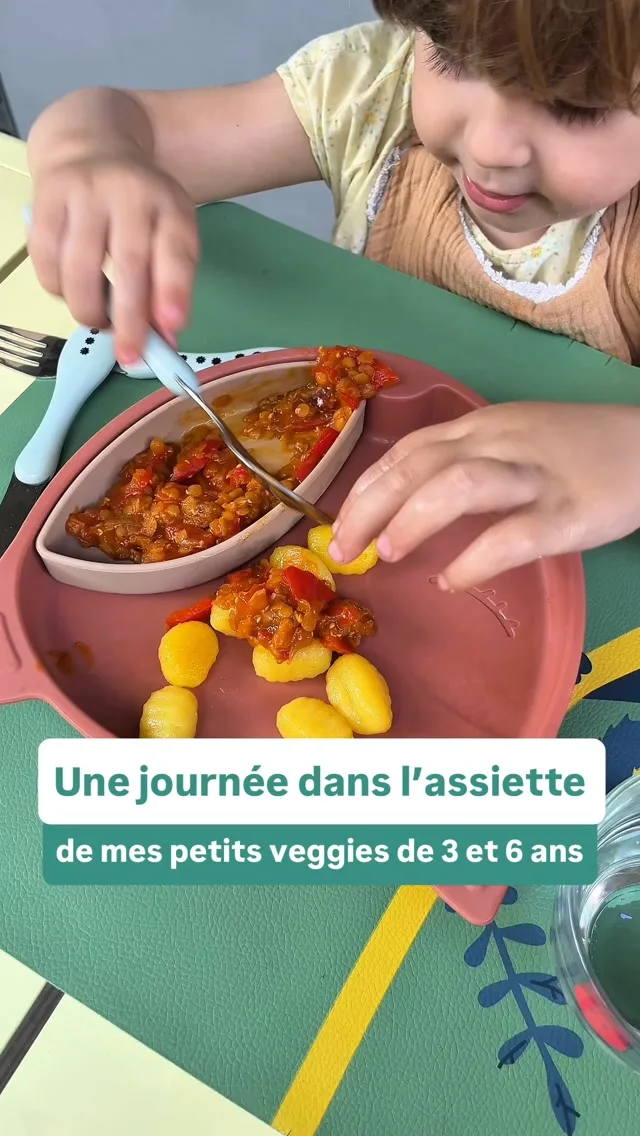 Pour inspiration voici les repas véganes d’une journée de mes enfants de 3 et 6 ans !Raphaël a eu l’idée de casser des noisettes pour les pigeons, j’ai trouvé ça tellement chou 🥰. Je suis trop fière de lui quand il a de bonnes idées pour les animaux comme ça ! Et du coup je suis réquisitionnée aussi pour le faire et on a passé bien 1h à casser toutes les noisettes de la rue 🙈😅.
🥕Les petites étoiles sont les surgelés @yooji_baby_food et c’est vraiment sympa ! Vous avez -15% sur votre commande avec mon code VEGGIE15 (publicité)
*****
@astrid_nutrition_militante , diététicienne et moi on est là pour vous accompagner avec des programmes d’accompagnement complets et des ateliers en ligne pour les parents végétariens, véganes et flexitariens, du début de la diversification jusqu’à 12 ans pour connaître les repères nutritionnels essentiels de l’alimentation végétale, savoir équilibrer facilement les repas, mieux gérer le quotidien et l’extérieur (famille, médecins…) et avoir plein d’idées recettes !Liens en bio 👆